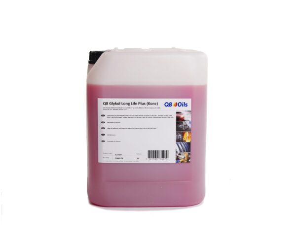 Q8 Glykol Long Life Plus, Koncentrerad, 20 liter